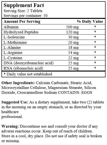 Super Albumin (100 Tablets)