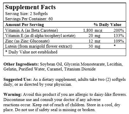 Eyes Aid Formula (120 Softgels)