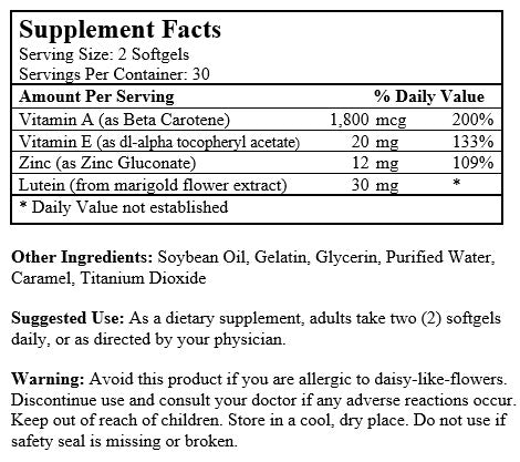 Eyes Aid Formula (60 Softgels)