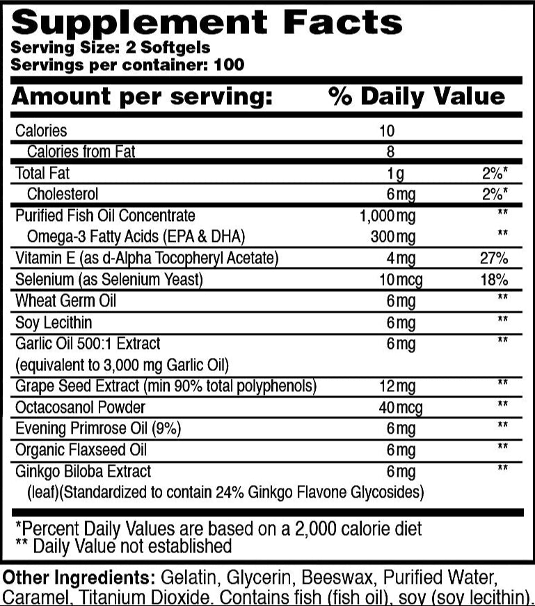 Marine Lipid NU-11 (200 Softgels)