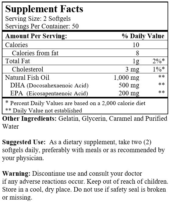 Hyper DHA EPA (100 Softgels / 500 mg)