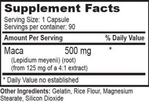 Maca 500 mg (90 Capsules)