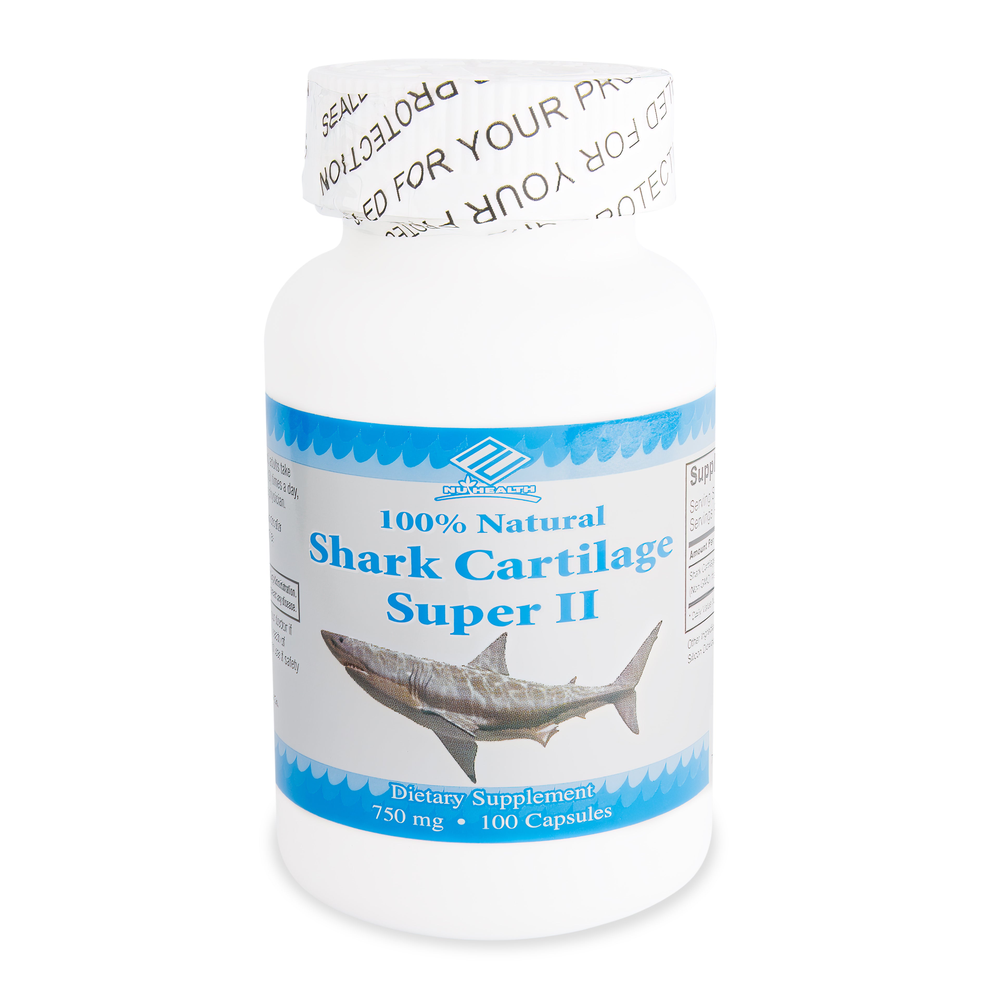 魚介類(加工食品) BETTER SHARK SHARK CARTILAGE Shark Cartilage Super II (100 Capsules / 750 mg) – Nu-Health