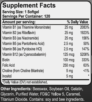 DAILY-B COMPLETE (120 SOFTGELS)