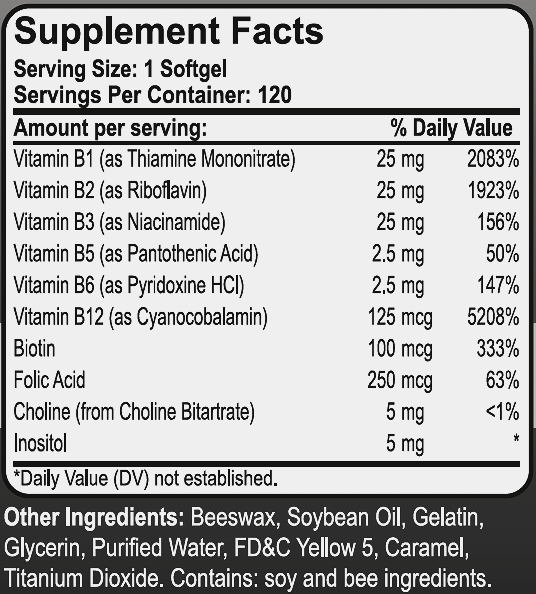 DAILY-B COMPLETE (120 SOFTGELS)