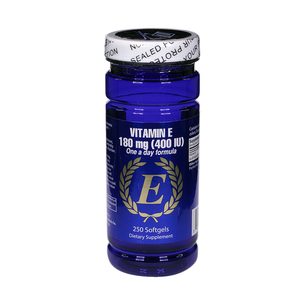 Vitamin E 180 MG (400IU)(250 Softgels)