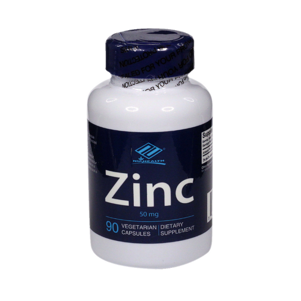 Zinc (90 Vegetarian Capsules) – Nu-Health Products